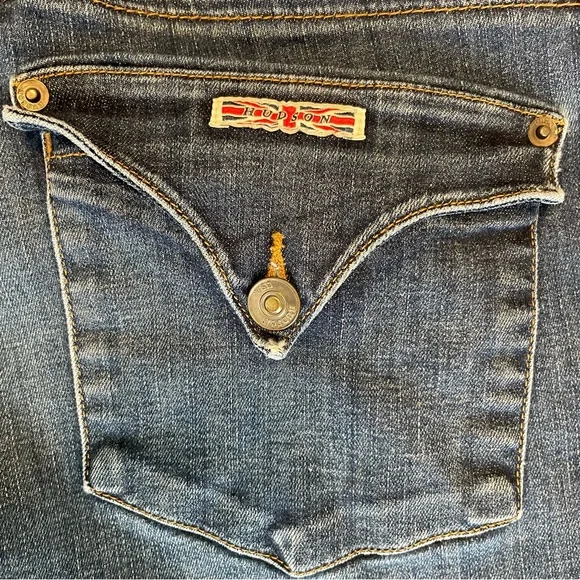 HUDSON Collin Flap Skinny Ankle Jeans | Raw Hem | SRDN Wash | Size 30 - Picture 7 of 13